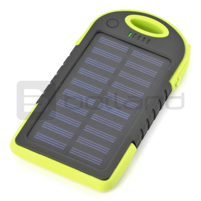 PowerBank Esperanza Solar Sun EMP109KG 5200mAh mobilní baterie - zelená