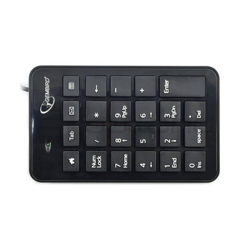 Gembird KPD-01 numerická klávesnice USB - černá