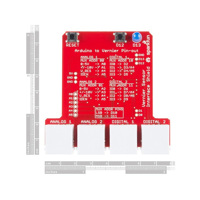 SparkFun Vernier Interface Shield - štít pro Arduino