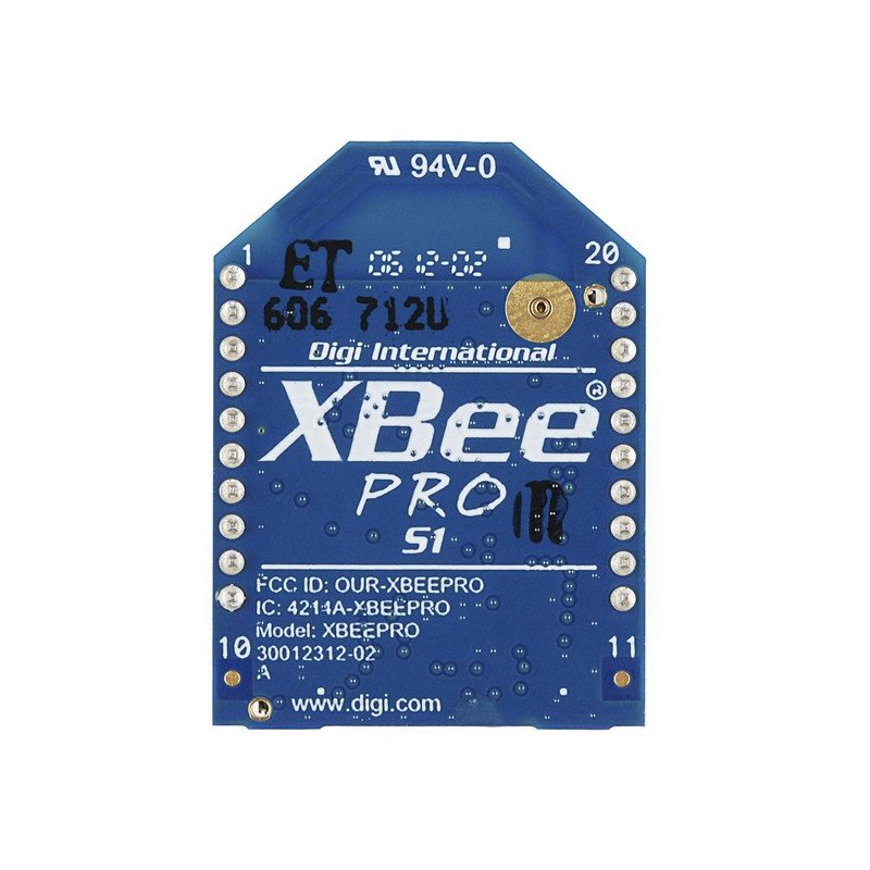 SparkFun - XBee Pro 802.15.4 60mW Series 1 Module - Anténa PCB
