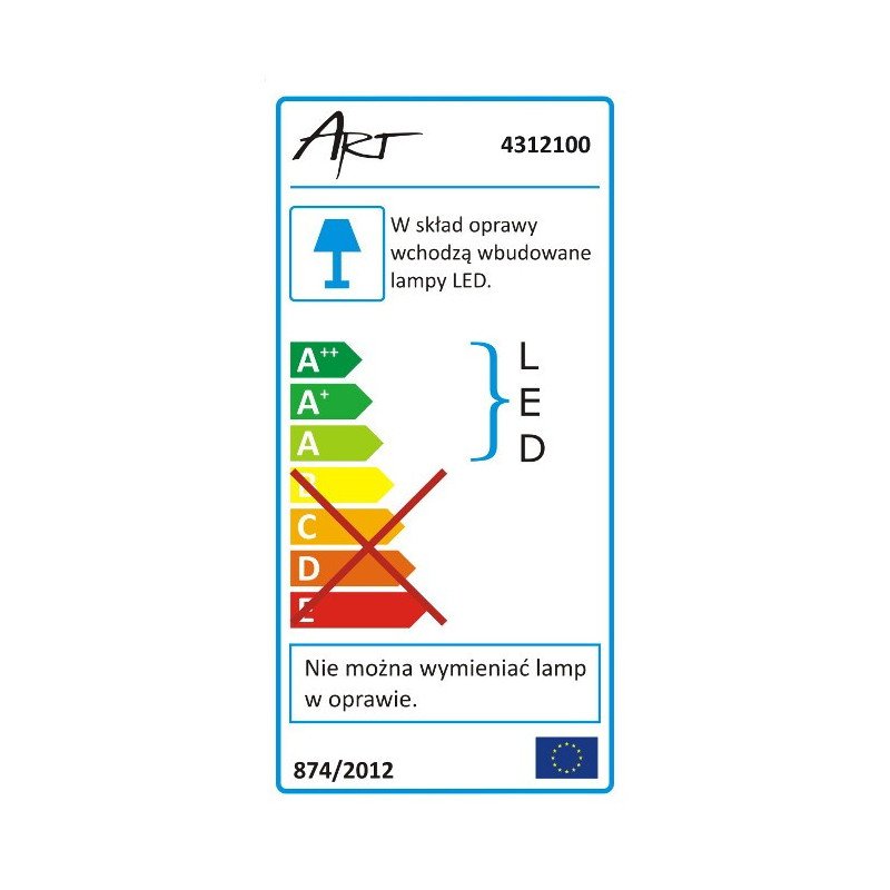 LED ART SMD PIR stropní svítidlo s detektorem pohybu, 24W, 1700lm, AC230V, 4000K - neutrální bílá