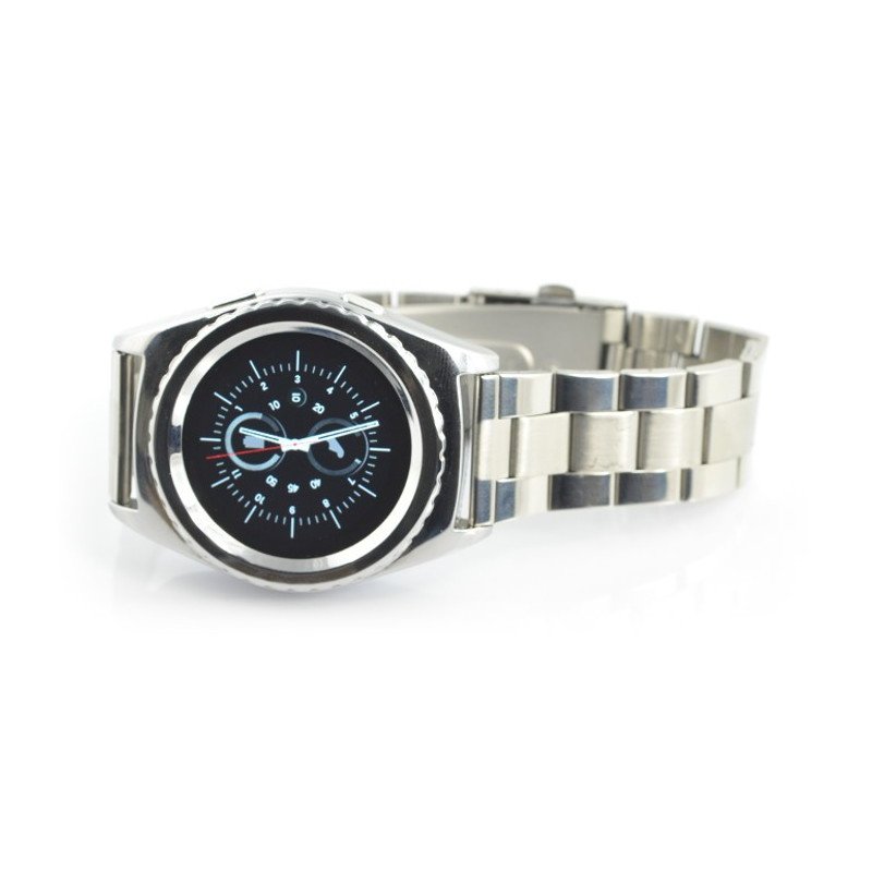 SmartWatch NO.1 G4 stříbrná - chytré hodinky