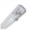 Svítidlo pro 2 ks trubic LED ART T8 120cm, jednostranný napájecí zdroj AC230V s průhledným stínidlem - zdjęcie 2