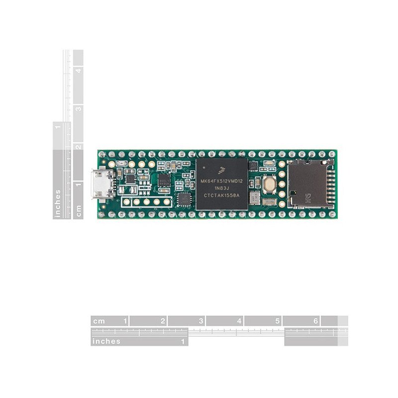 SparkFun Teensy 3.5 ARM Cortex M4 s konektory - kompatibilní s Arduino