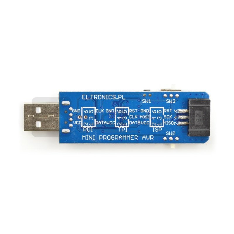 Programátor AVR MKII MINI kompatibilní s konektorem MKII ISP - USB