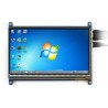 TFT LCD kapacitní dotyková obrazovka 7 "1024x600px HDMI + USB pro Raspberry Pi 2 / B + - zdjęcie 7