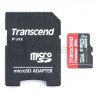 Transcend Premium 400x microSD 32GB 60MB / s UHS-I třída 10 paměťová karta s adaptérem - zdjęcie 2