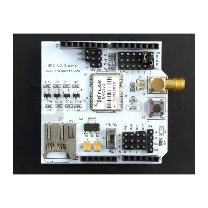 LinkSprite - GPS Shield V3 - Štít pro Arduino