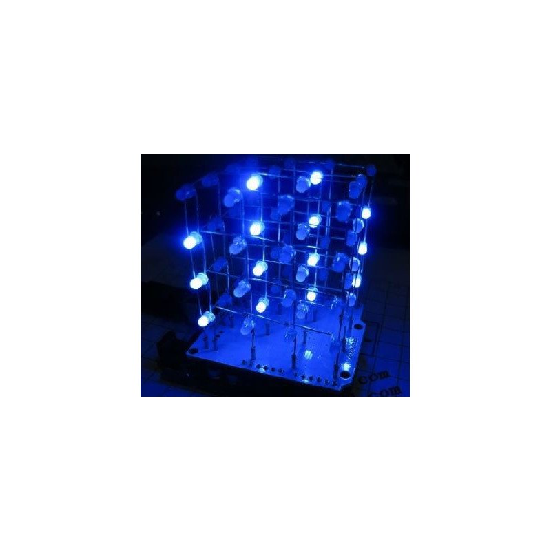 LinkSprite - 4x4x4 LED Cube Shield Kit - Štít pro Arduino
