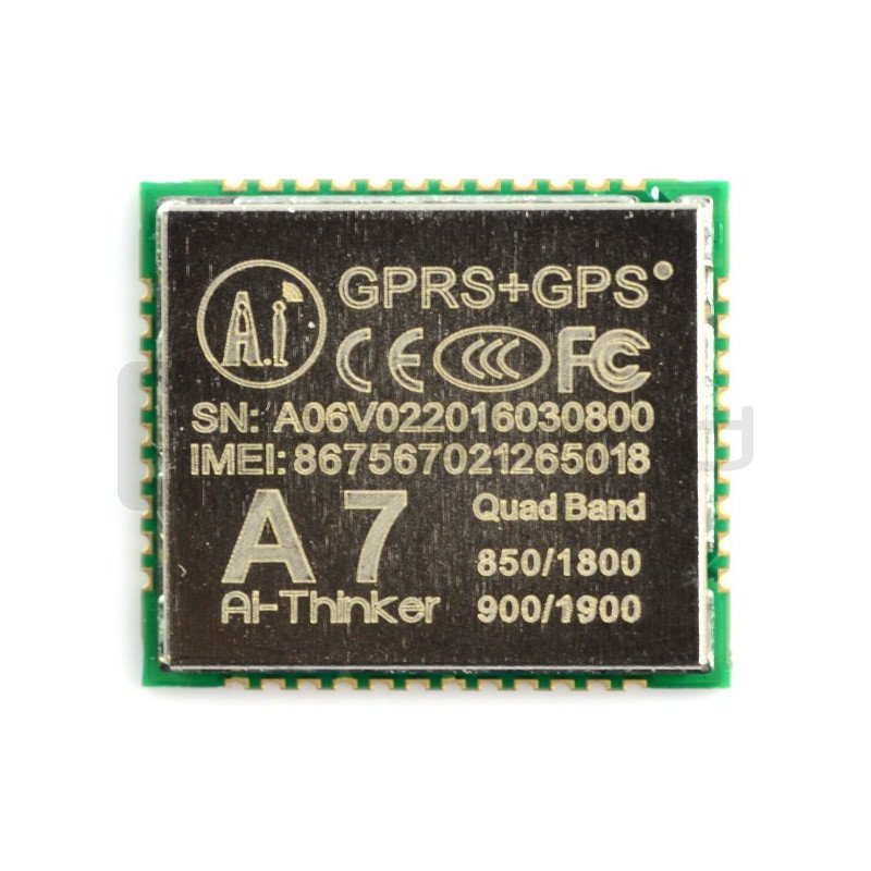 GSM / GPRS + GPS modul A7 AI-Thinker - UART