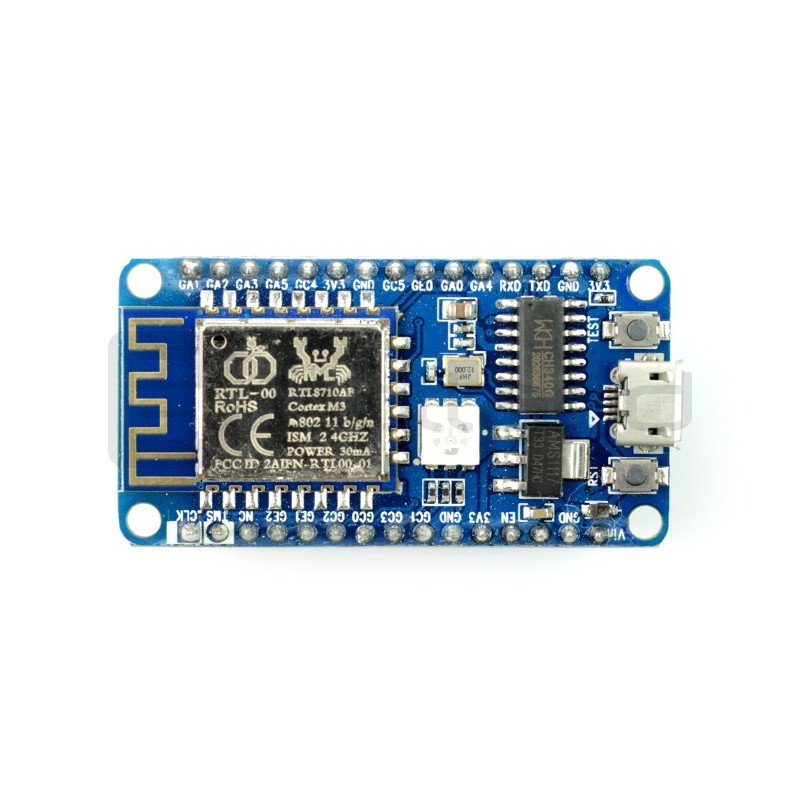 Deska s modulem RTL8710 - kompatibilní s Arduino
