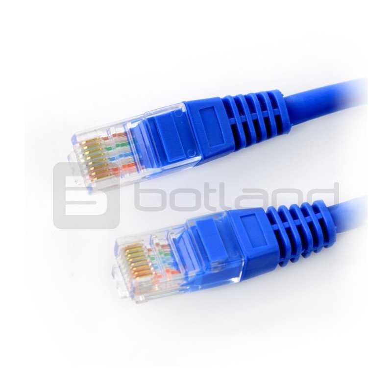 Patchcord Ethernet UTP 5e 2m - modrý