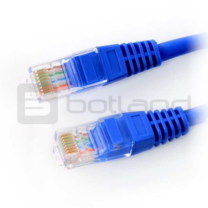 Patchcord Ethernet UTP 5e 2m - modrý