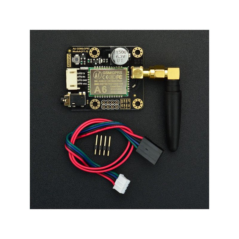 DFrobot Gravity UART A6 - GSM a GPRS modul