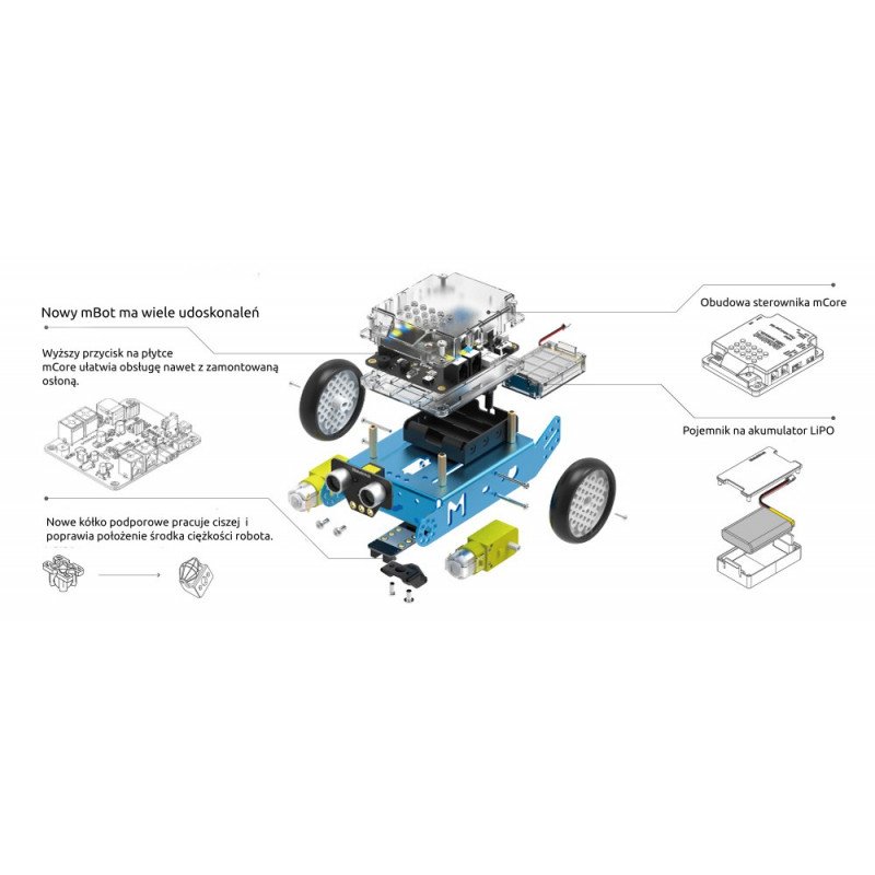 Robot mBot 1.1 Bluetooth - růžový