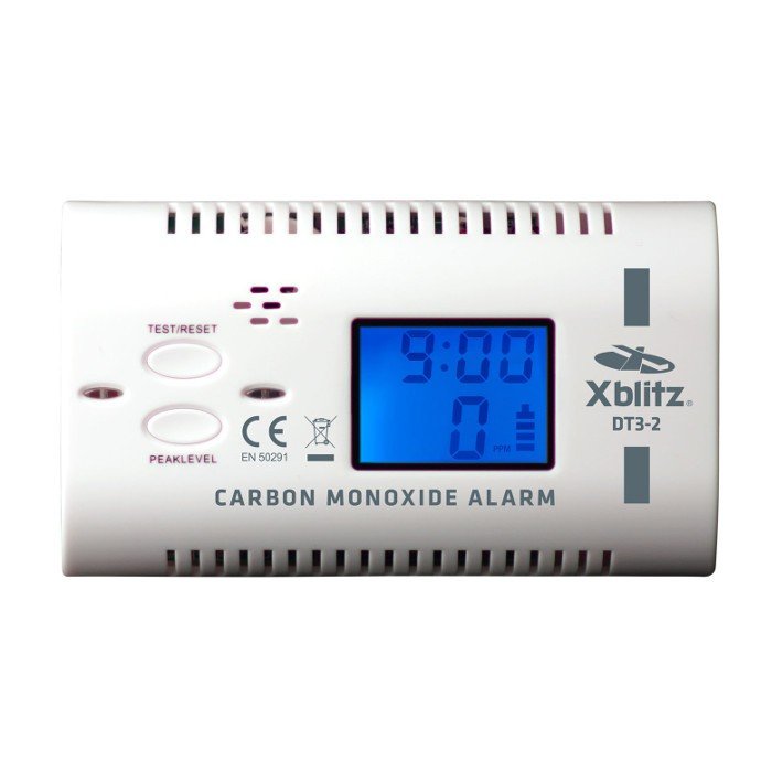 Detektor oxidu uhelnatého a plynu - Xblitz Alarm oxidu uhelnatého DT3-2