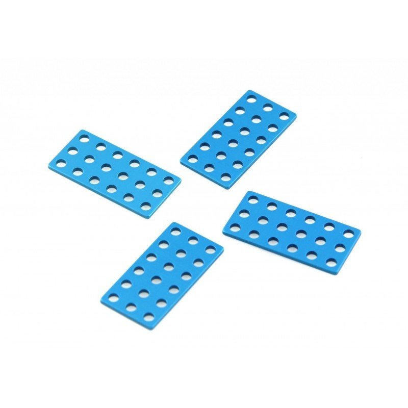 MakeBlock 61200 - deska 3x6 - modrá - 4 ks
