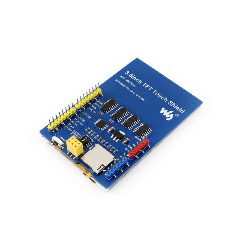 Odporový dotykový LCD TFT 3,5 '' 480x320px SPI pro Arduino