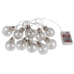 LED girlanda - ve tvaru hvězdy - žárovky