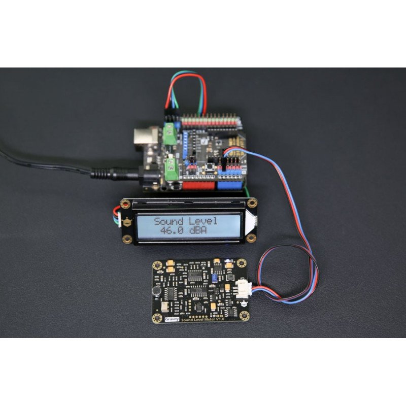 DFRobot Gravity - analogový měřič úrovně zvuku
