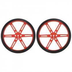 Kola Pololu 80x10mm - červená