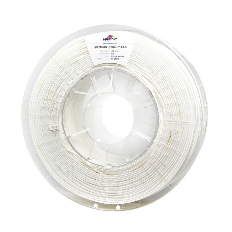 Filament Spectrum PLA 1,75mm 1kg - polární bílá