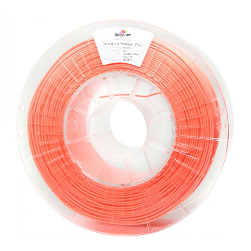 Spektrum PLA vlákno 1,75mm 1kg - fluorescenční oranžová