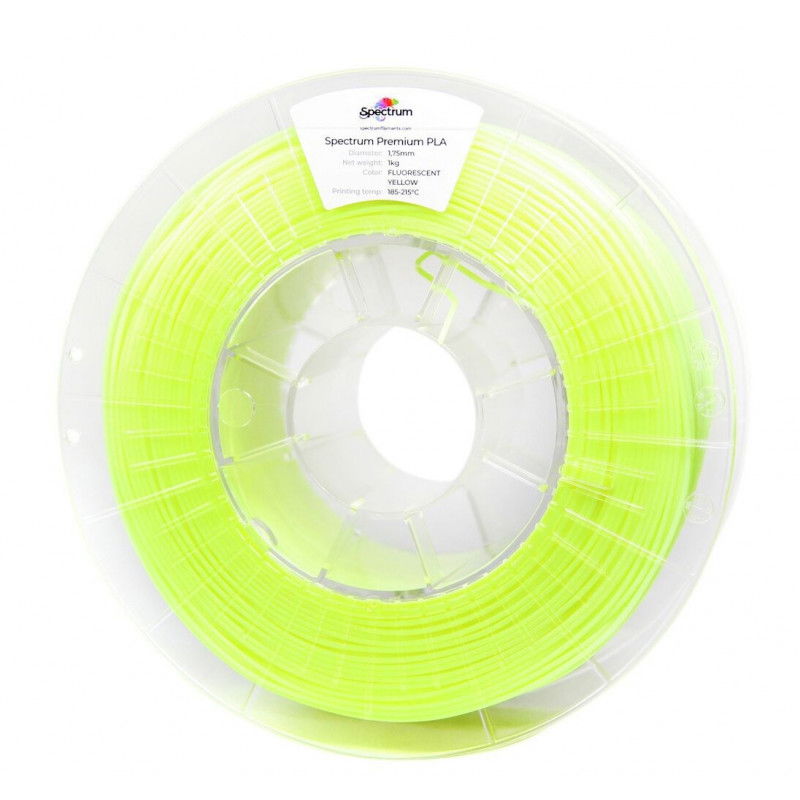 Spektrum vlákna PLA 1,75mm 1kg - fluorescenční žlutá