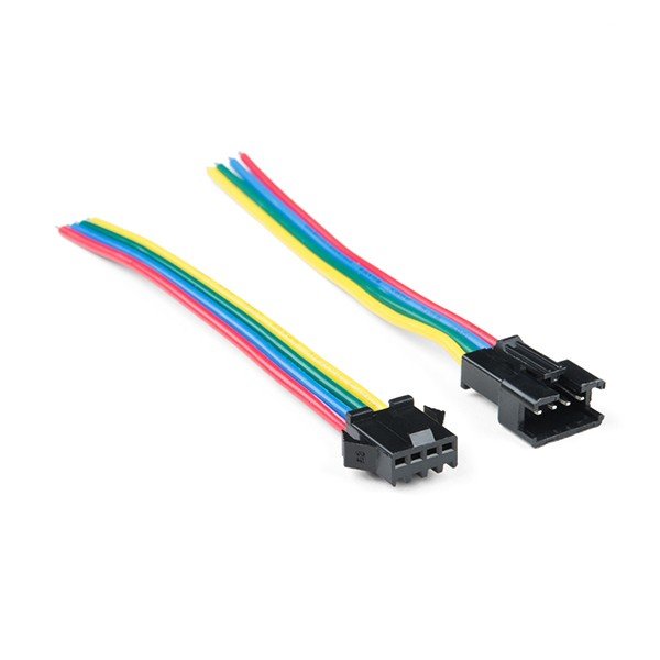 Konektor pro LED pásky a pásky JST-SM (4pinový)