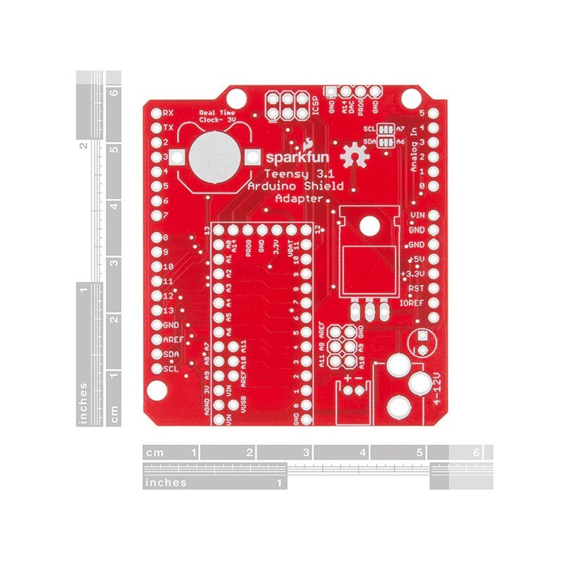 Adaptér Arduino Shield pro Teensy - Sparkfun
