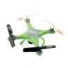 Drone quadrocopter OverMax X-Bee drone 3.1 Plus Wi-Fi 2.4GHz s FPV kamerou šedozelený - 34cm + 2 extra baterie - zdjęcie 1