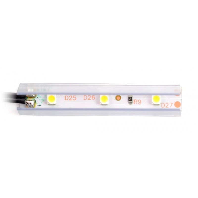LED osvětlení polic NSP-50 - 3 LED, bílo neutrální - 12V / 0,24W