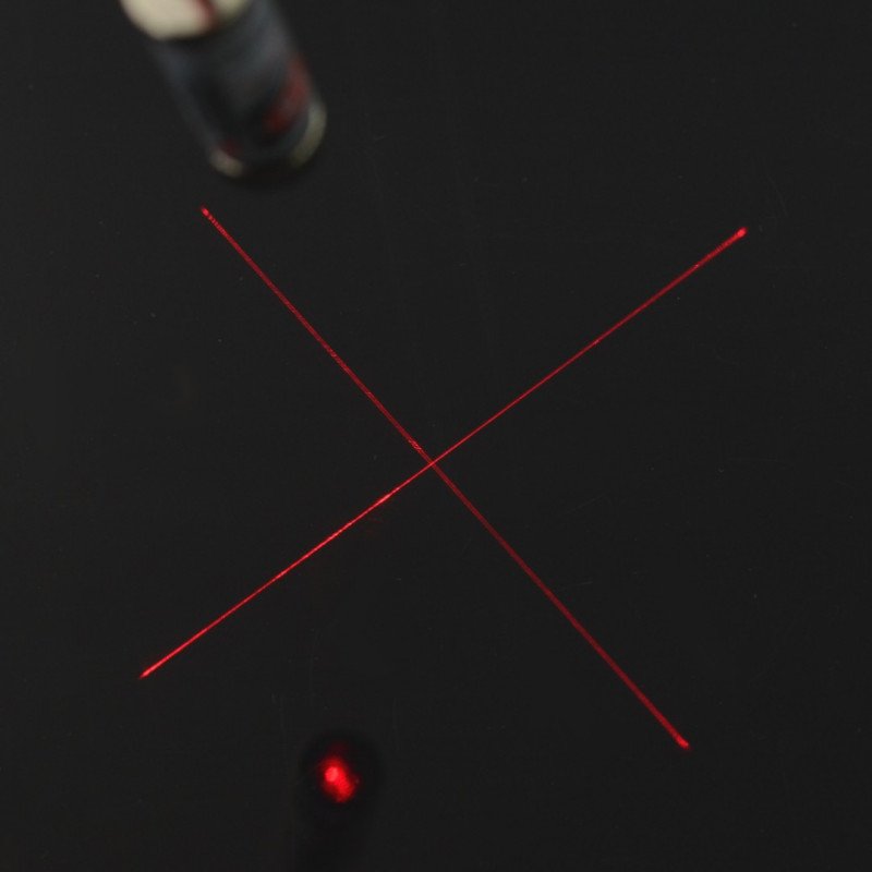 5mW červená 5V laserová dioda - křížová