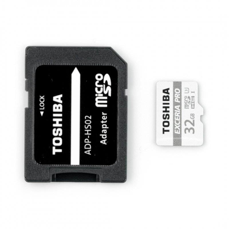 Paměťová karta Toshiba Exceria micro SD / SDHC 32 GB UHS-I třídy 3 s adaptérem