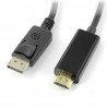 DisplayPort - kabel HDMI-M Lanberg - dlouhý 1,8 m - zdjęcie 2