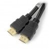 Kabel HDMI Lanberg třídy 1.4 - dlouhý 0,5 m - zdjęcie 1