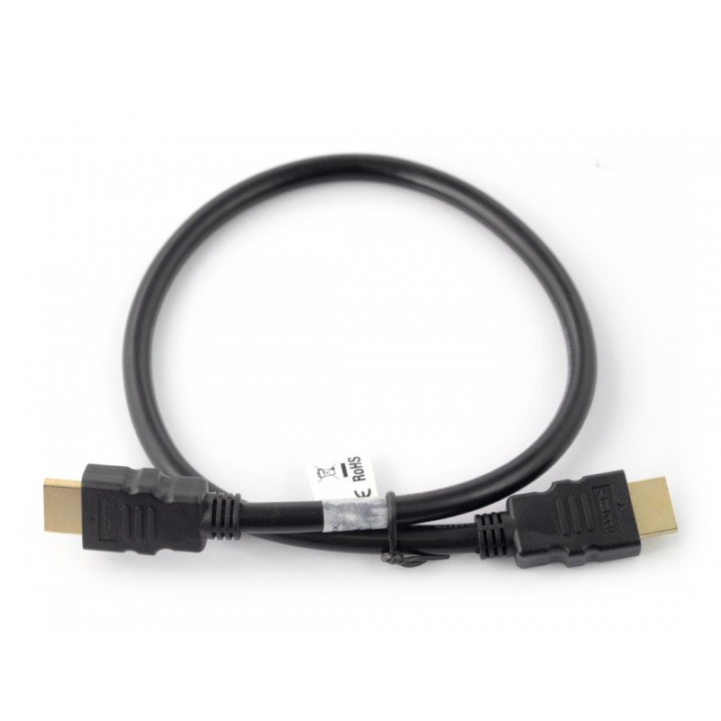 Kabel HDMI Lanberg třídy 1.4 - dlouhý 0,5 m