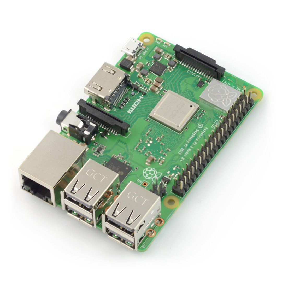 Raspberry Pi 3 model B + WiFi DualBand Bluetooth 1 GB RAM 1,4 GHz