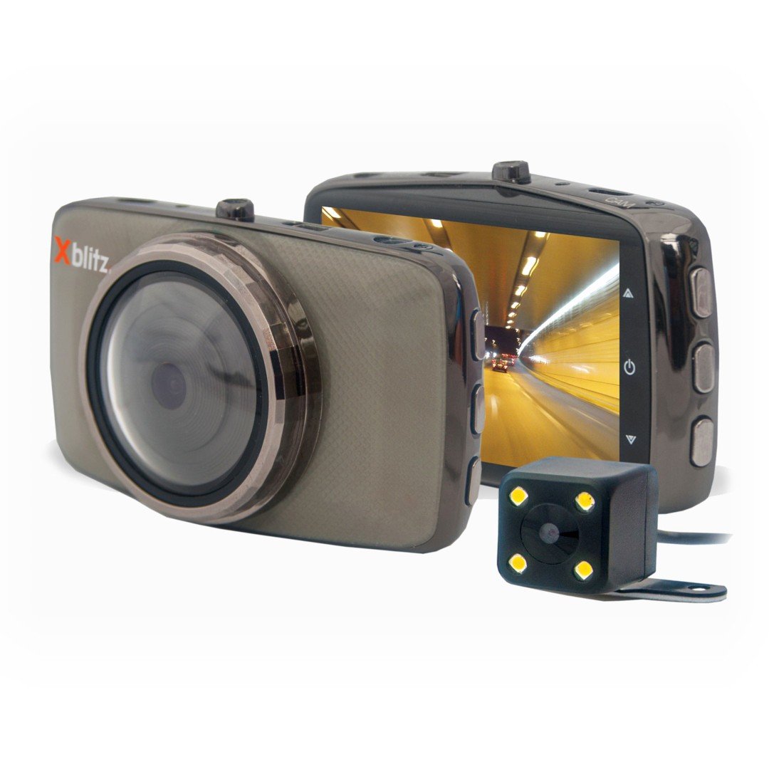 Dvoujádrový rekordér Xblitz - kamera do auta + zadní kamera