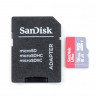 Paměťová karta SanDisk Ultra 653x microSD 16 GB 98 MB / s UHS-I třída 10 s adaptérem - zdjęcie 1