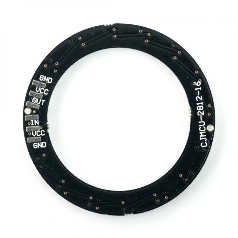 RGB LED prsten WS2812 5050 x 16 LED - 44 mm