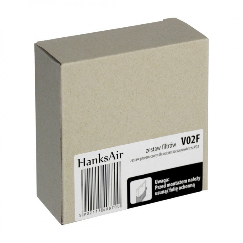 Sada filtrů pro čističku vzduchu HanksAir V02 - 2 ks.