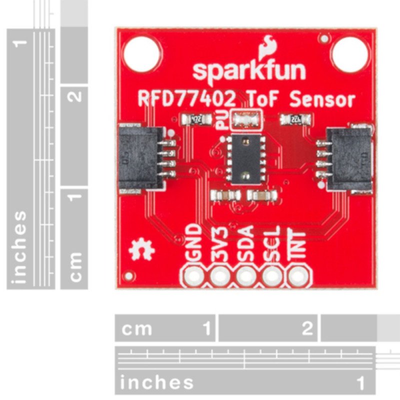 SparkFun RFD77402 - snímač vzdálenosti I2C (Qwiic)