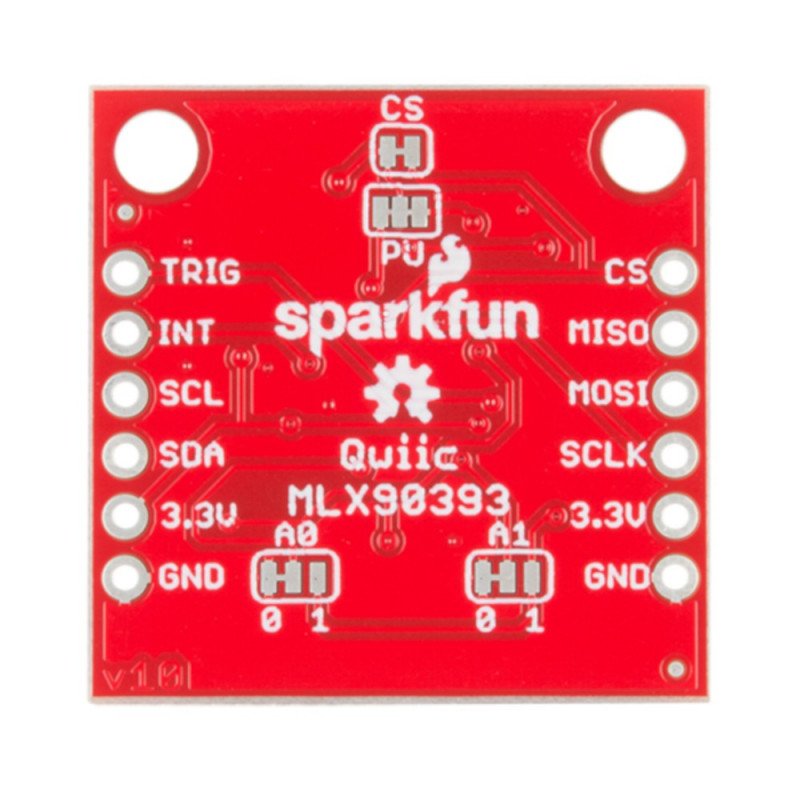 SparkFun MLX90393 - 3osý magnetometr I2C / SPI - Qwiic