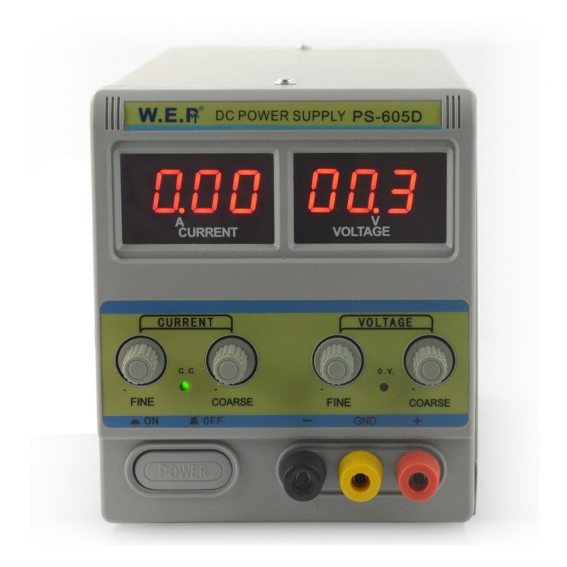 Laboratorní zdroj WEP PS-605D 60V 5A