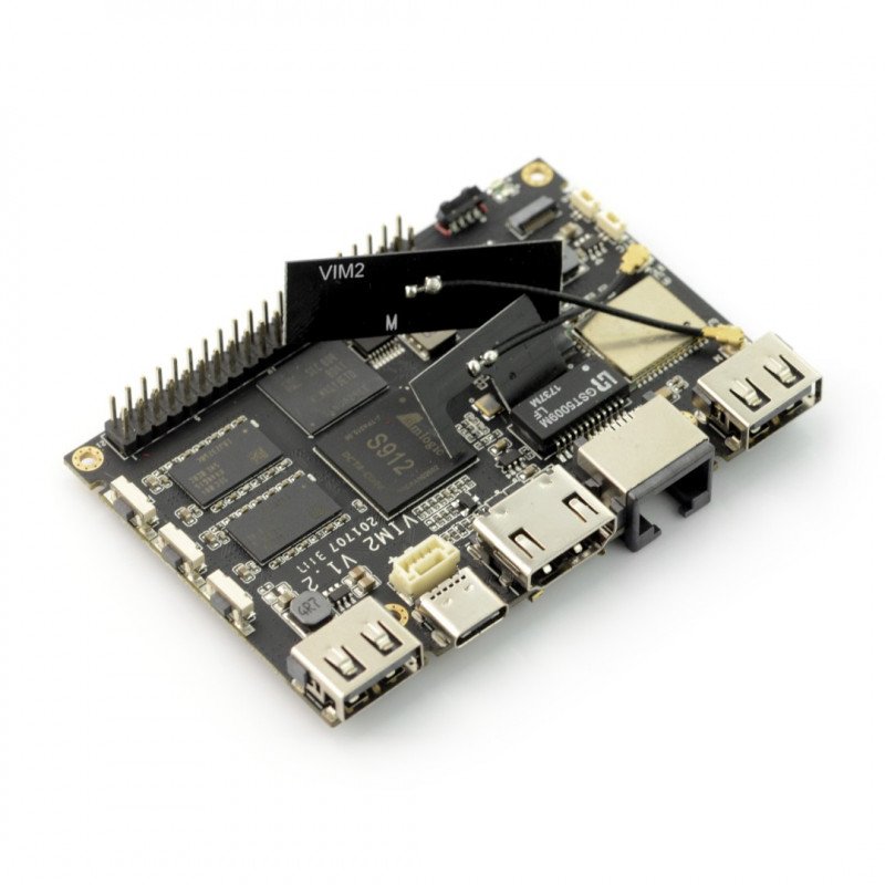 Khadas VIM2 Basic - ARM Cortex A53 Octa-Core 1,5 GHz WiFi + 2 GB RAM + 16 GB eMMC
