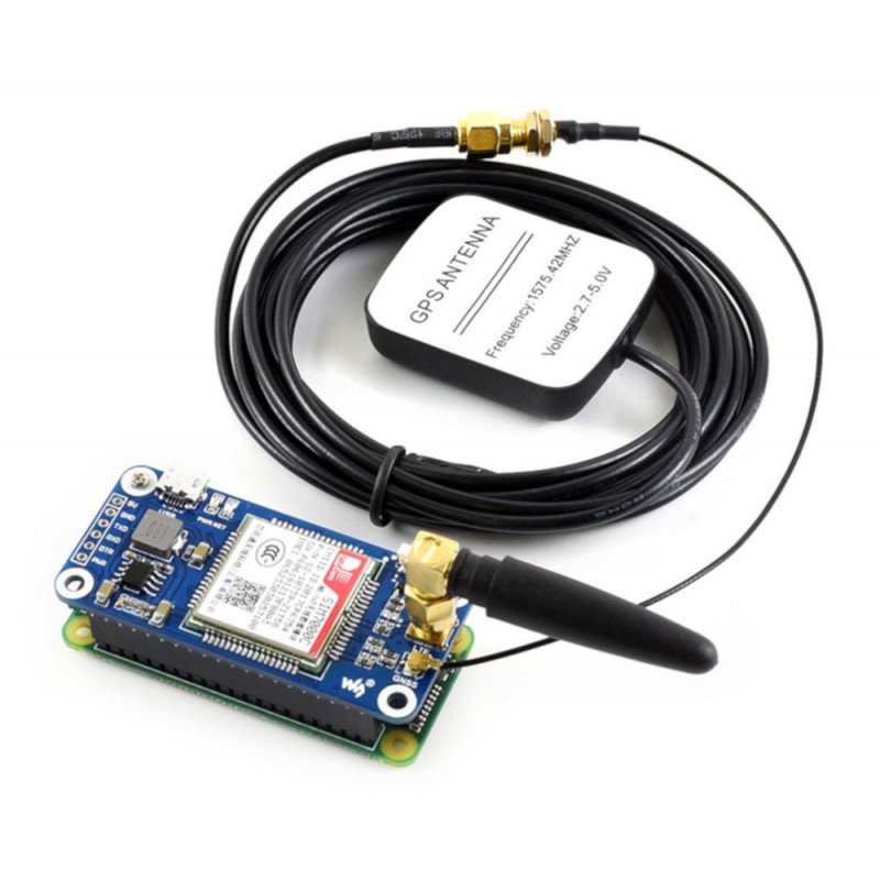 Waveshare Shield Shield NB-IoT / LTE / GPRS / GPS SIM7000C - štít pro Raspberry Pi 3B + / 3B / 2B / Zero