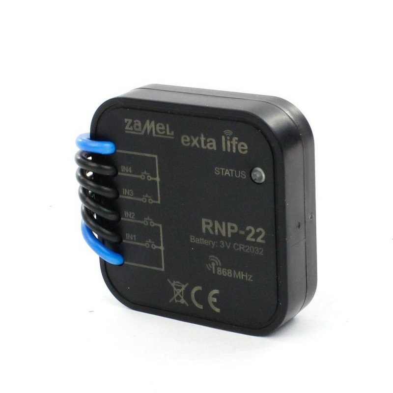 Exta Life - 4kanálový 3V bateriový rádiový vysílač - RNP-22