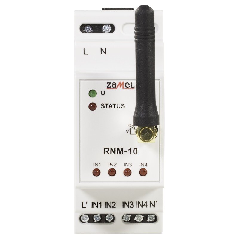 Exta Free - Rádiový modulární vysílač 4kanálový 230V DIN - RNM-10