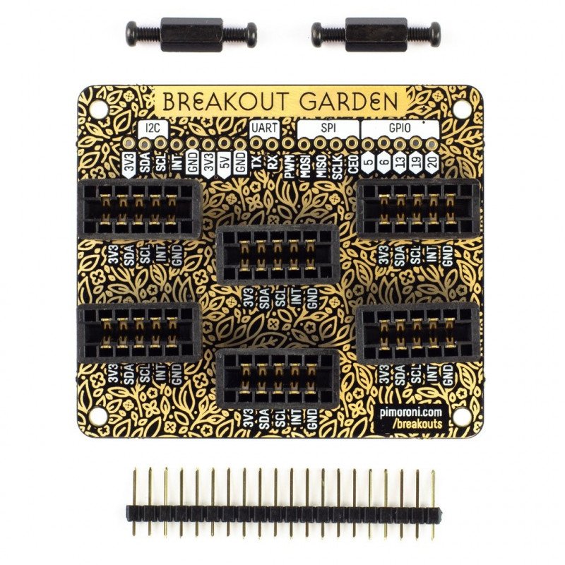 Pimoroni Garden HAT - modul s I2C multiplexerem pro Raspberry Pi